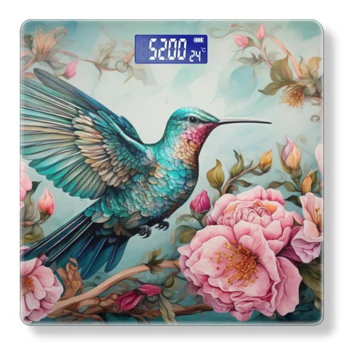 Vista 3 de Báscula digital para peso corporal, báscula de peso de baño de alta precisión, 400 libras con pantalla retroiluminada, báscula personalizada