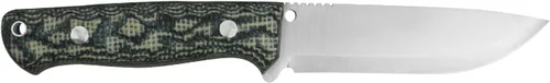 Vista 3 de iFIELD Bushcraft EL29121 - Cuchillo de supervivencia para entrenamiento - Hoja de satén MOVA-58 de 4.52 pulgadas, mango de granito TRF, funda
