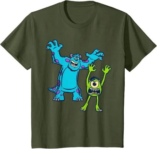 Vista 13 de Camiseta de la Universidad Sulley y Mike de los Monsters de Disney Pixar