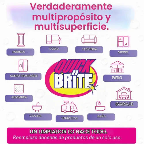 Vista 7 de Quick 'n Brite Pasta de limpieza multiusos, verdadero limpiador multiusos, concentrado, 12 onzas