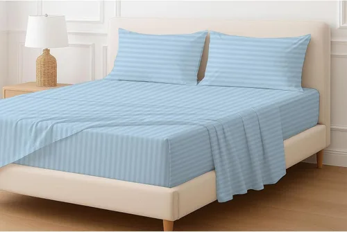 Vista 104 de Sábanas extra profundas, sábanas de algodón, 100% algodón, sábana bajera de bolsillo extra profundo de 22 pulgadas con elástico en todo el contorno