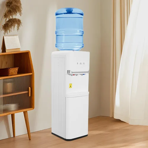 Vista 7 de Loading - Enfriador de agua, dispensador de agua caliente, fría y caliente, capacidad de 5 galones, con bloqueo de seguridad, dispensador de agua