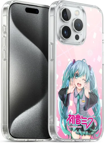 Vista 101 de Head Case Designs Licencia Oficial Hatsune Miku Gráficos Lindos Carcasa de Gel [Protección de Grado Militar] Compatible con Apple iPhone 7