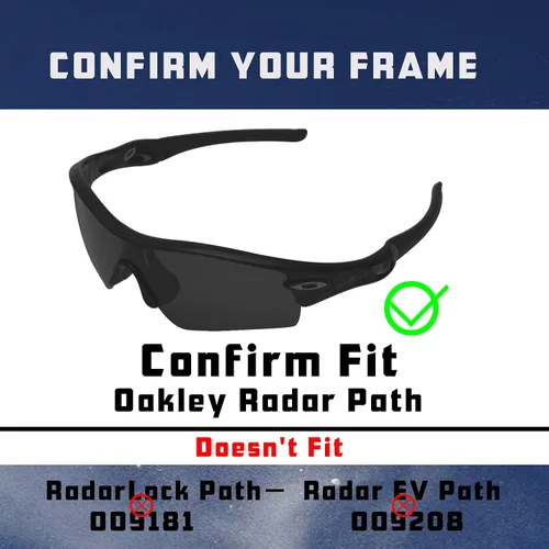 Vista 5 de Lentes de repuesto para Oakley Radar Path polarizados