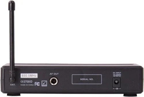 Vista 3 de Gemini Sistema de micrófono de mano inalámbrico UHF (UHF-01M-F2)