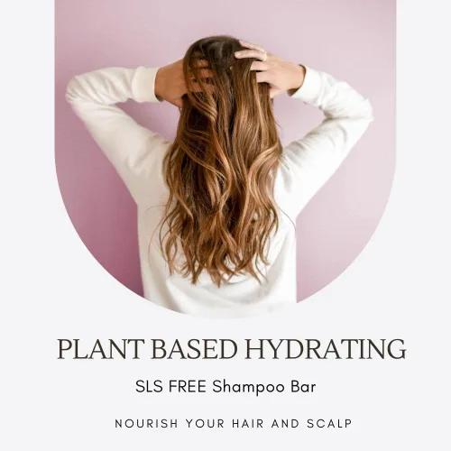 Vista 2 de Champú de aloe vera hecho a mano, champú acondicionador natural para cabello seco, evita puntas abiertas, sin SLS