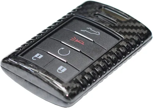 Vista 9 de Funda para llavero de fibra de carbono genuina para Chevrolet Captiva Corvette C7 Stingray Coupe Smart Car Remote Key Fob Case para hombres mujeres