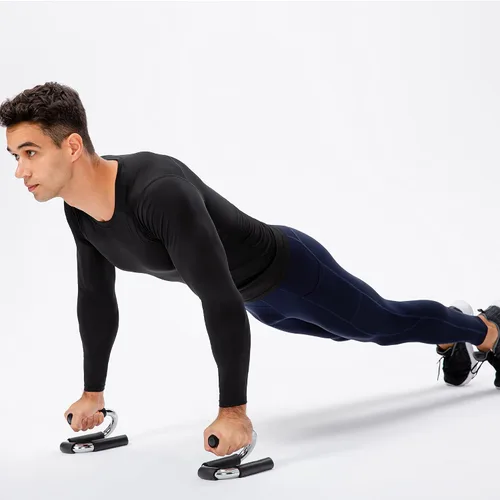 Vista 9 de Camiseta de compresión para hombre, manga larga, atlética, entrenamiento, camiseta deportiva activa, capa base, camiseta de ajuste seco