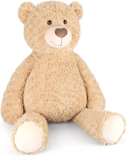 Vista 10 de SuzziPals Peluche de Capibara Gigante de 43 pulgadas, Animal de Peluche Gigante Realista para Alivio del Estrés y Compañía, Almohada de Grandes
