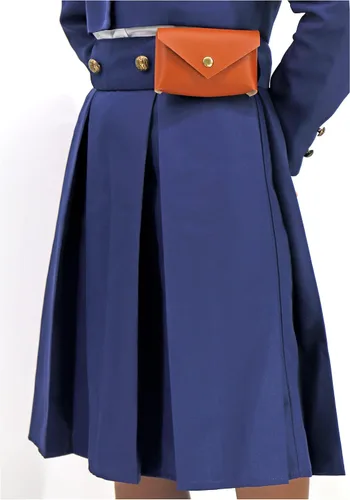 Vista 5 de DAZCOS Traje de uniforme Nobara para mujer talla estadounidense con cinturón y cintura
