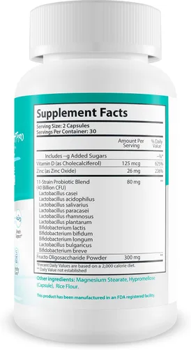 Vista 2 de Smile Bright Pro - Nuestro mejor probiótico oral para el cuidado bucal total, probióticos orales para el mal aliento bucal, probióticos