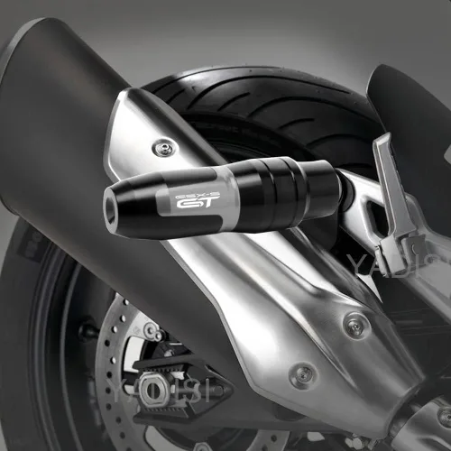 Vista 9 de Para SUZUKI GSX-S1000GT GSXS 1000 2022 2023 GSXS1000GT GSXSGT Accesorios Piezas de motocicleta Anti-caída Escape Slider Cuerpo Prote con logotipo