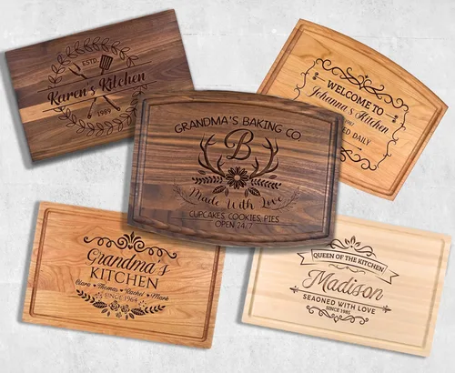 Vista 7 de Tabla de cortar personalizada para mamá Grrandmother Tablas de cortar personalizadas para el día de la madre para mujeres