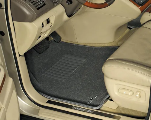 Vista 3 de 3D MAXpider Tapete de piso de primera fila para determinados modelos Volvo XC90 - Alfombra clásica (gris)