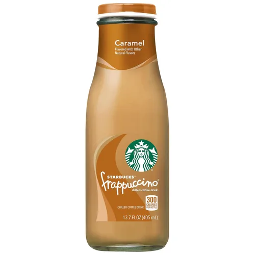 Vista 3 de Starbucks Frappuccino - Bebida de café, caramelo, botellas de 13.7 onzas líquidas (paquete de 12)