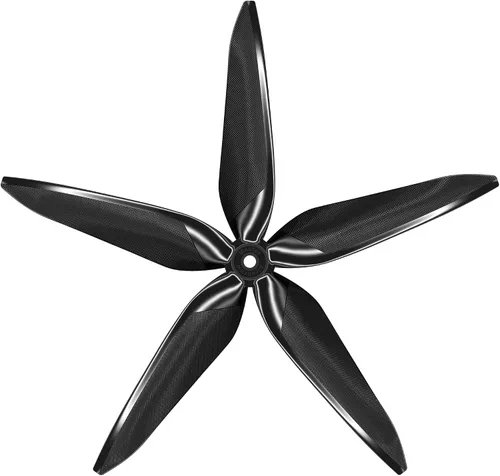 Vista 14 de Master Airscrew 3X Power Series 6x5 3-Blade Hélice - Negro - Normal/Tractor/CCW - Cinelifter, Heavylifter, X Class, Beast Class, Giant Drone Racing