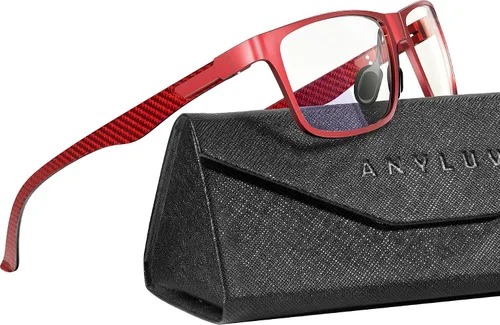 Vista 43 de ANYLUV Blue Light Glasses Men, Relieve Eyestrain and Eye Protection, Al-Mg Metal Computer Blue Light Blocking Glasses
