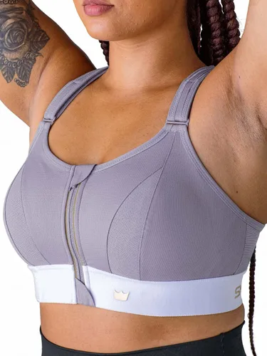 Vista 2 de SHEFIT Sujetador deportivo definitivo para mujer, sujetador deportivo de alto impacto, Negro