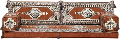 Vista 52 de arabicsofa Sofá de piso árabe Jalsa - Sofá tradicional hecho a mano para sala de estar