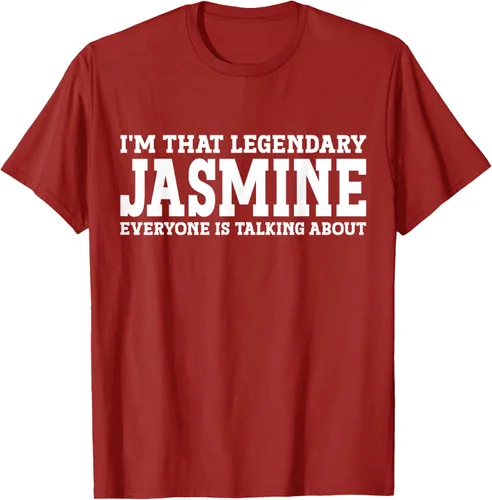 Vista 55 de Jasmine Personal Name - Camiseta divertida de jazmín para mujer y niña, Negro
