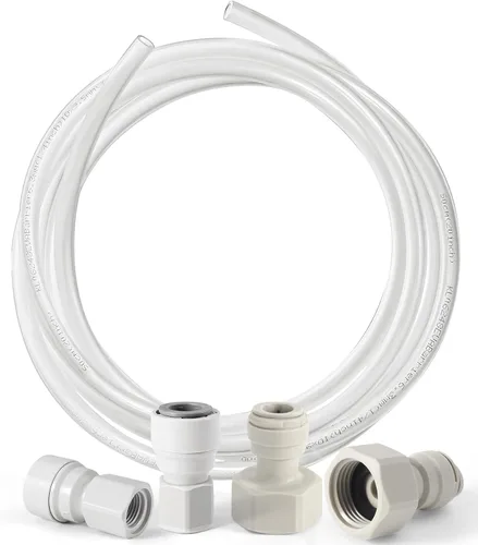 Vista 7 de Kegerator - Tubería de línea de cerveza Hilangsan Kegerator, línea de gas CO2, empuje para conectar, ajuste de 3/8 pulgadas de diámetro exterior ×