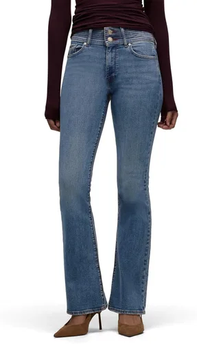 Vista 13 de HUDSON Jeans Barbara de cintura alta corte en negro recubierto Aparición