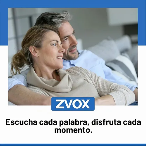 Vista 9 de ZVOX AccuVoice AV100 Barra de Sonido Compacta para TV con 6 niveles de refuerzo de voz, negro