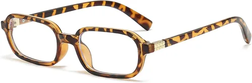 Vista 10 de LJCZKA Lentes rectangulares con bloqueo de luz azul para mujeres y hombres, lentes retro con marco cuadrado pequeño antifatiga ocular