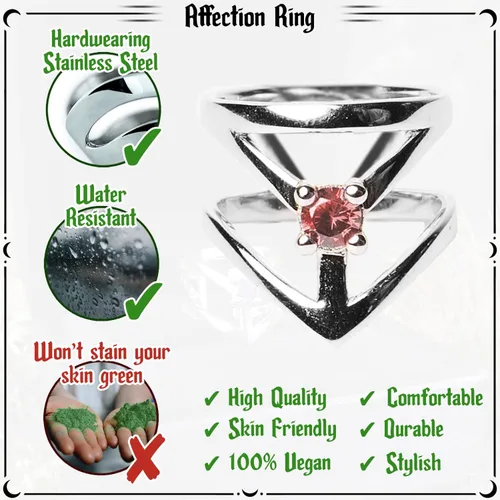 Vista 5 de Anillo de afecto de Rogue+Wolf Halloween plata compromiso compromiso compromiso anillos de boda para mujer, joyería gótica Y2K, accesorios