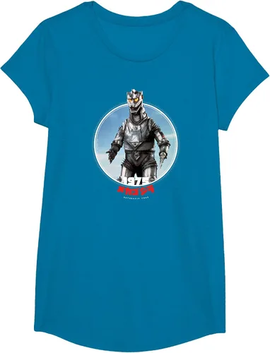 Vista 37 de Godzilla Mechagodzilla 1975 Icons of Toho T-Shirt Asphalt Grey