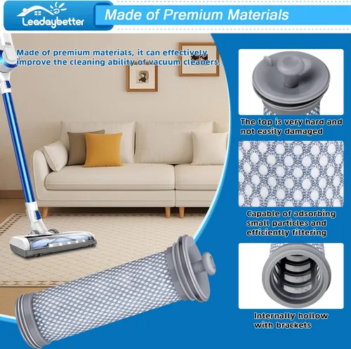 Vista 4 de Leadaybetter Filtro de repuesto compatible con aspiradora inalámbrica Tineco A10 A11 Hero A10/A11 Master PURE ONE S11 Series S12 X, paquete de 4