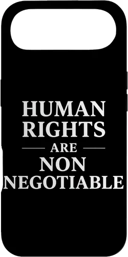Vista 26 de Human Rights are Non Negotiable Social Justice & Equality Case for iPhone XR