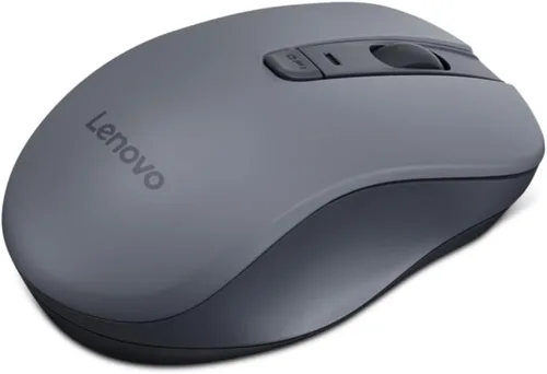 Vista 11 de Lenovo WL310 Ratón silencioso Bluetooth, ergonómico, DPI ajustable, clics silenciosos, Bluetooth 5.0, portátil para Windows, Mac y Chromebook, gris
