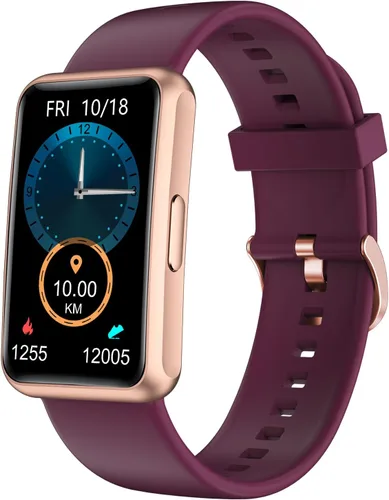 Vista 9 de HUAKUA - Rastreador de fitness sin Bluetooth, sin aplicación, sin necesidad de teléfono; reloj de fitness para hombres, mujeres y padres