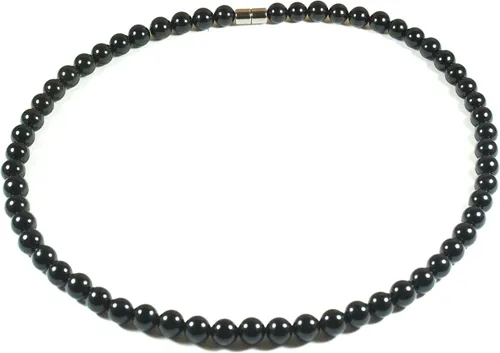 Vista 2 de Auras by Osiris - Collar de cristales curativos para hombre de 19", 24" y 30" de largo con cuentas de gemas de 1564" (6mm) 516" (8mm) 2564" (10 mm)