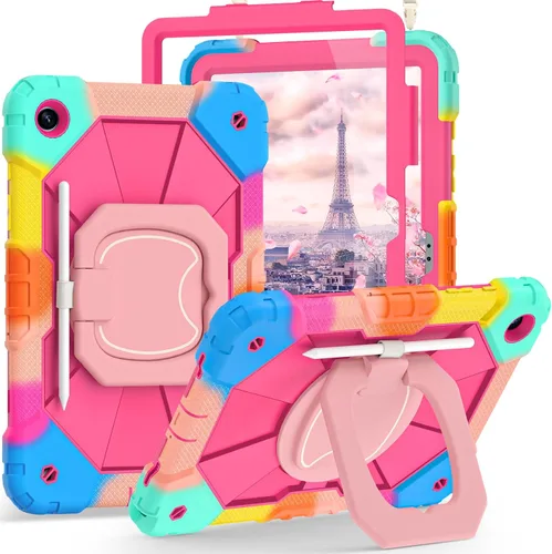 Vista 14 de Auizotl Funda para Samsung Galaxy Tab A9+/A9 Plus de 11 pulgadas (SM-X210/X216/X218) con protector de pantalla/soporte giratorio/soporte