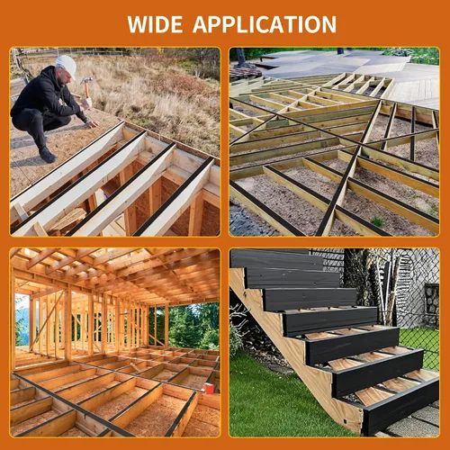Vista 4 de Cinta para Viguetas de Cubierta de 1-5/8" x 50', 2 Rollos de Cinta Impermeable y Anticorrosión para Viguetas para la Parte Superior de Viguetas