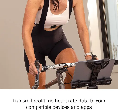 Vista 4 de Garmin HRM - Correa de pecho para monitor de frecuencia cardíaca, transmisión inalámbrica en tiempo real para ejercicio en interiores y exteriores