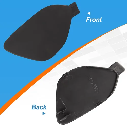 Vista 4 de Cubierta de gancho de remolque para parachoques delantero Tapa de ojo de remolque Compatible con VOLVO S60 S60L V60 2014 2015 2016 2017 2018
