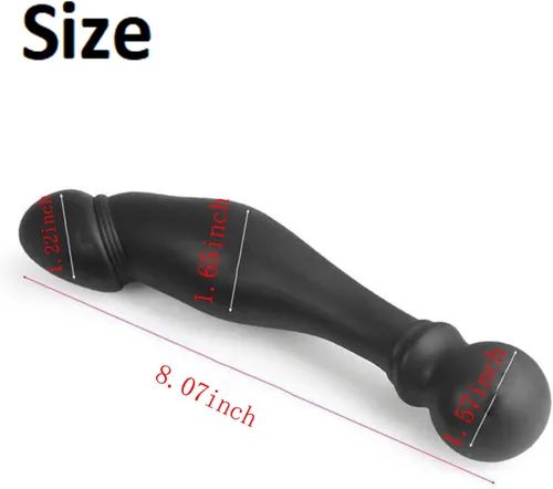 Vista 5 de Consolador de silicona masajeador de próstata, estimulación del punto G, cuentas anales para el pene, tapones anales de silicona impermeables
