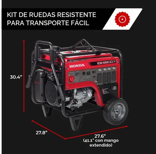 Vista 5 de Honda EB6500 6500 vatios 120/240V generador silencioso (EB6500X1AN)
