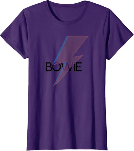 Vista 5 de David Bowie - Camiseta Bowie Bold, Blanco, S