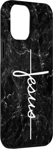 Vista 3 de iPhone 12 Pro Max - Carcasa para teléfono cristiano, diseño de Jesús