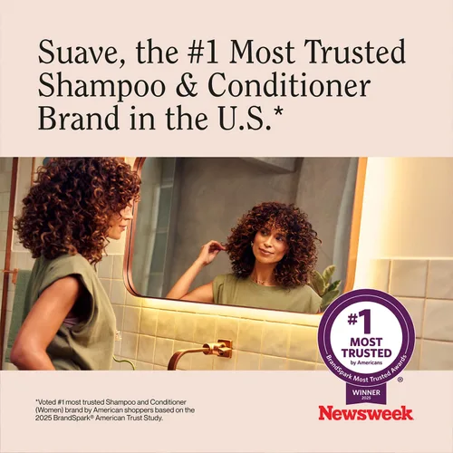 Vista 7 de Suave Essentials Sun - Champú de fresa madura 12 oz - Paquete de 2