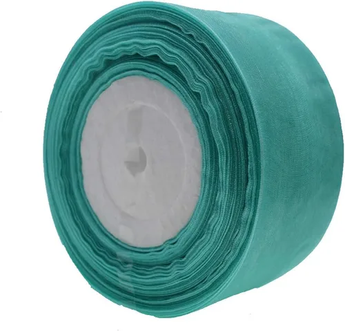 Vista 13 de Cinta de organza de 1 pulgada, 50 yardas, cinta transparente brillante para envolver regalos, decoración y manualidades (1 pulgada, 625039 negro)