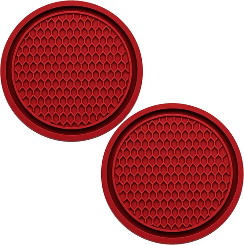 Vista 26 de 2 piezas posavasos para portavasos de automóvil, posavasos universales antideslizantes para portavasos de automóvil, 2.75 pulgadas posavasos