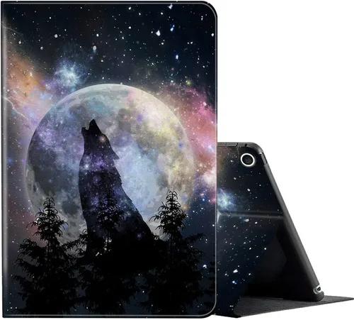 Vista 15 de Funda para todas las tabletas Amazon Kindle Fire 7 (9ª/7ª/5ª generación, versión 2019/2017/2015), funda inteligente con soporte deslizante