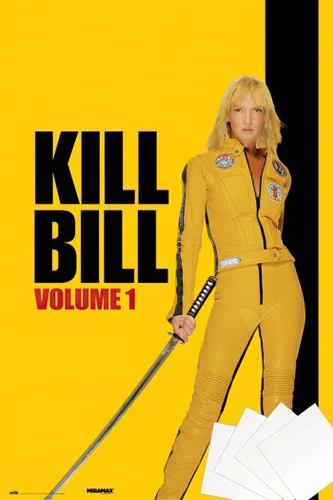 Vista 9 de POSTER STOP ONLINE Kill Bill Volume 1 - Póster de película (estilo regular, mamba negra y katana) (tamaño: 24 x 36 pulgadas) (póster laminado)