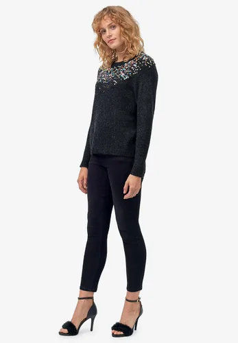 Vista 5 de Ellos Jersey de lentejuelas en tallas grandes para mujer