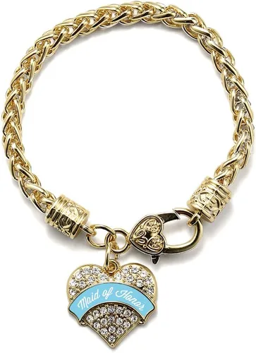 Vista 238 de Inspired Silver - Pulsera de plata con dije de corazón pavé con circonitas cúbicas